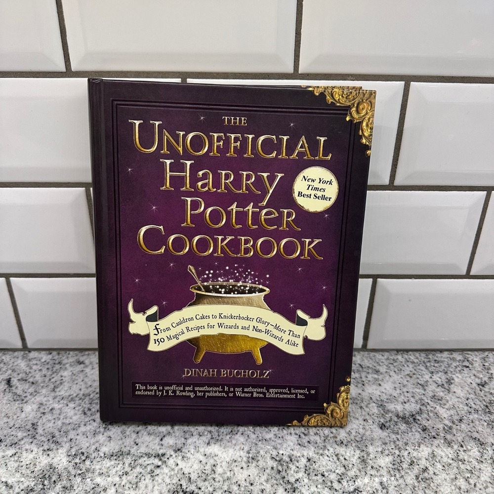 Adams Media The Unofficial Harry Potter Cookbook Purple Hardcover Magic Recipes